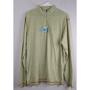 Orvis Trout Bum ¼-Zip Pullover • Men's‎ L • Green Performance Fishing